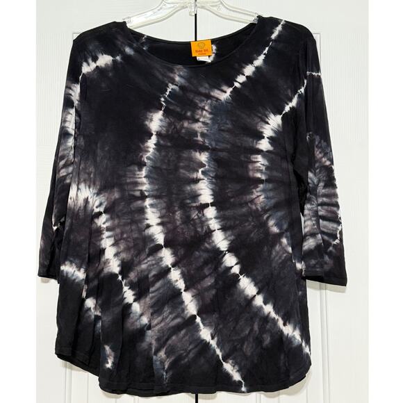 Ruby Rd Tie-dyed Dolman-Style Top Blouse/Tunic, Size IX - Picture 1 of 5